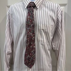 Vintage Abstract Silk tie by Oleg Cassini